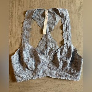 Light blue lace Free People bralette